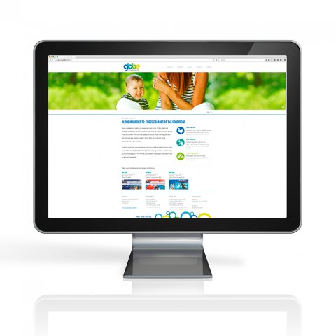 Globe Ingredients website ontwerp + productie