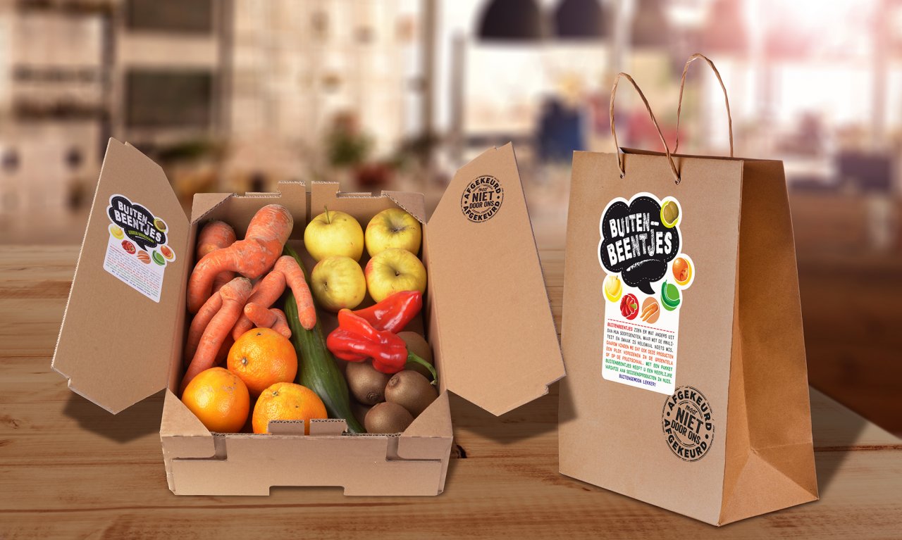 USEcc Buitenbeentjes concept verpakking ontwerp