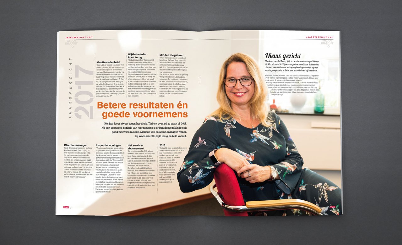 Bewonersmagazine Tien! spread 1
