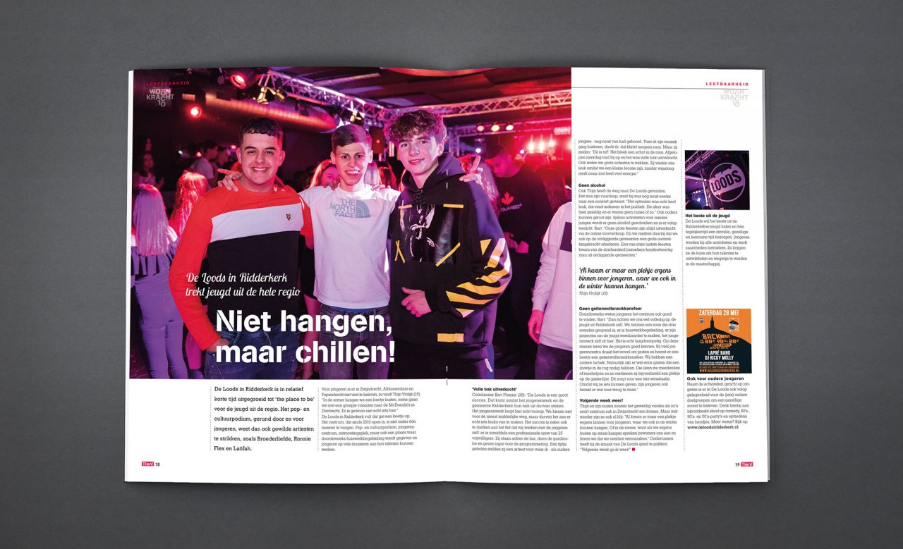 Bewonersmagazine Tien! spread 2
